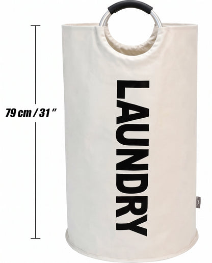 90L Foldable Laundry Hamper – Heavy-Duty Clothes Basket