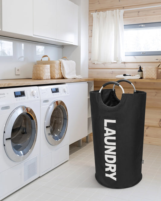 90L Foldable Laundry Hamper – Heavy-Duty Clothes Basket