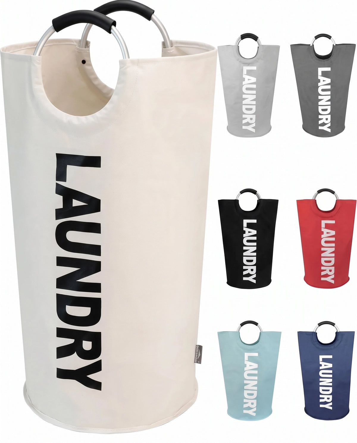 90L Foldable Laundry Hamper – Heavy-Duty Clothes Basket