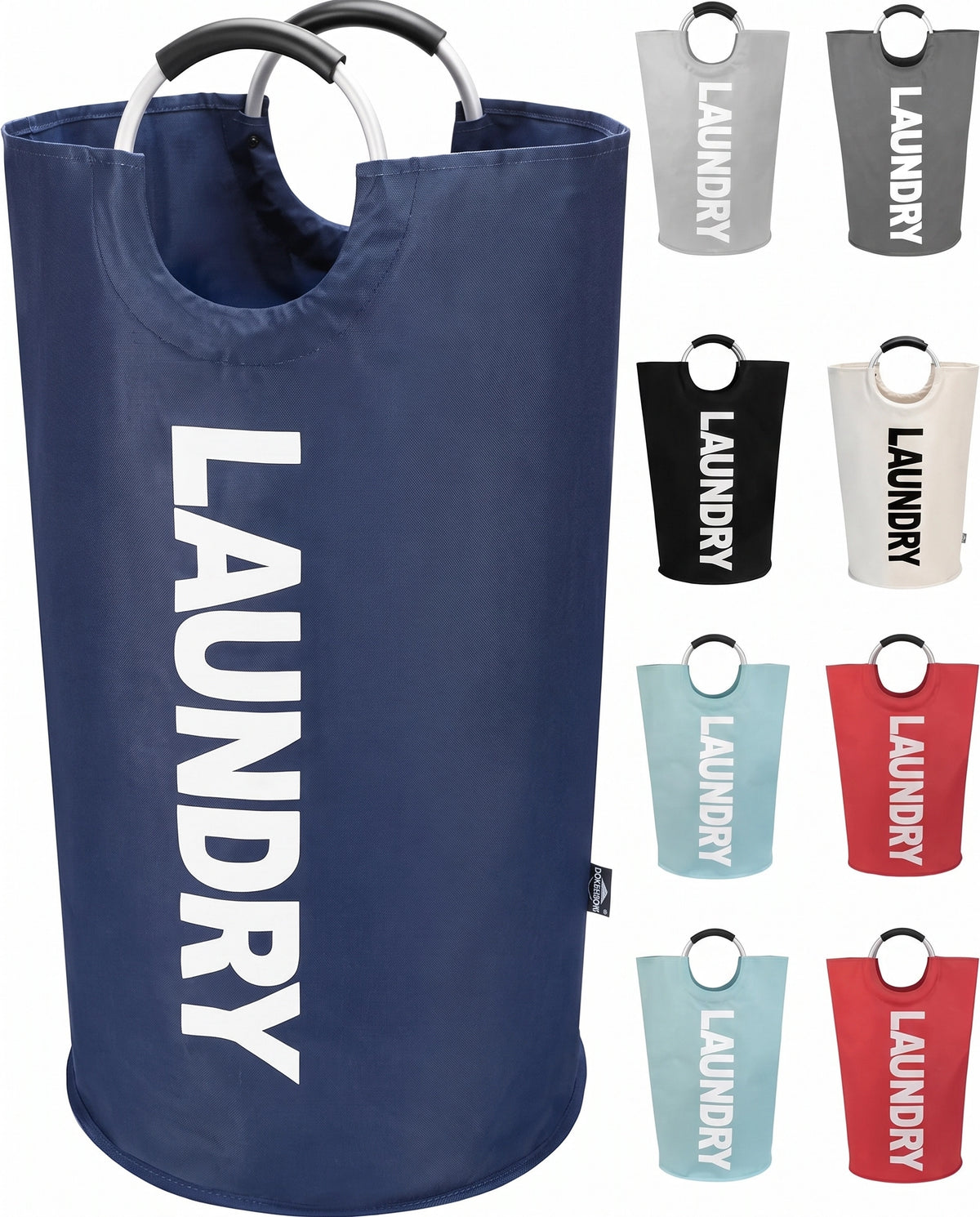 90L Foldable Laundry Hamper – Heavy-Duty Clothes Basket