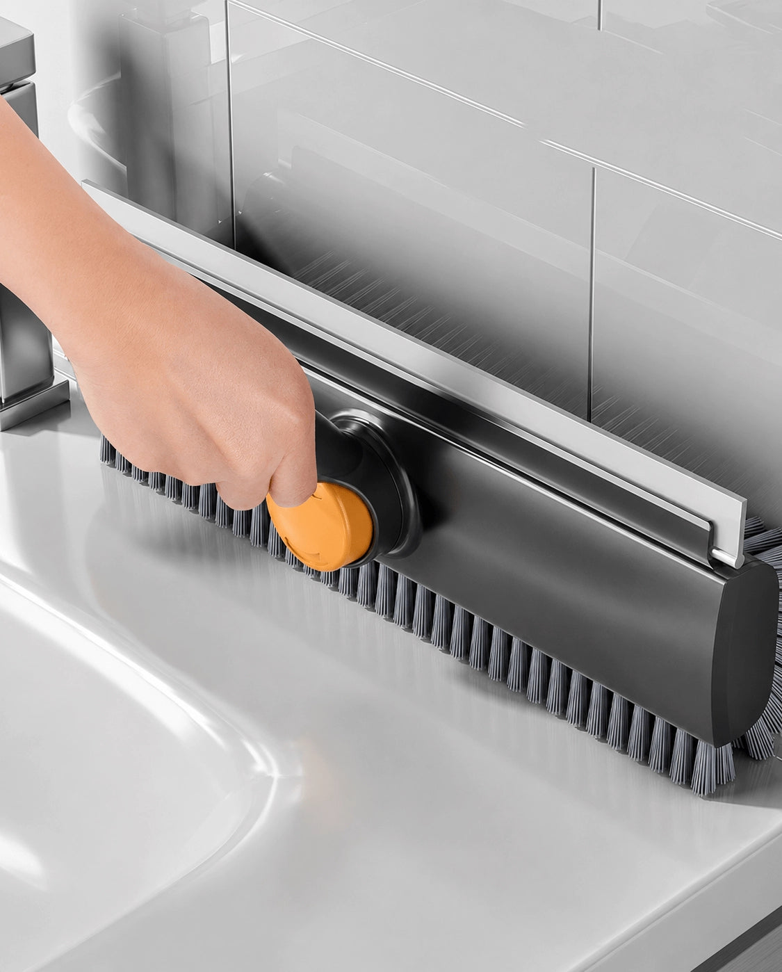 3 in 1 Floor Scrub Brush With Adjustable Long Handle