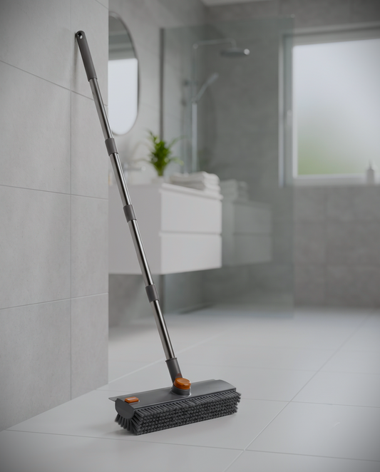 3-in-1 Floor Scrub Brush with Adjustable Long Handle