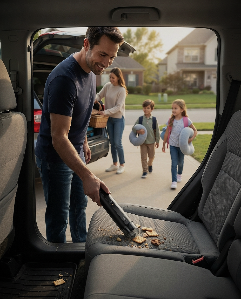 BASEUS Cordless Car Vacuum Cleaner 5000Pa with Air Blower