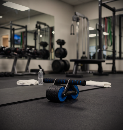 Automatic Rebound Ab Wheel Roller with Knee Pad for Core Training