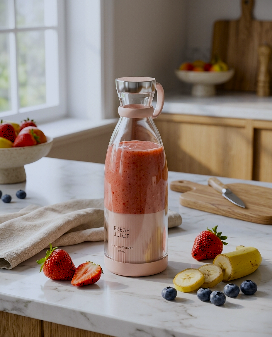 Portable USB Rechargeable Blender Cup for Smoothies & Shakes (350ml)