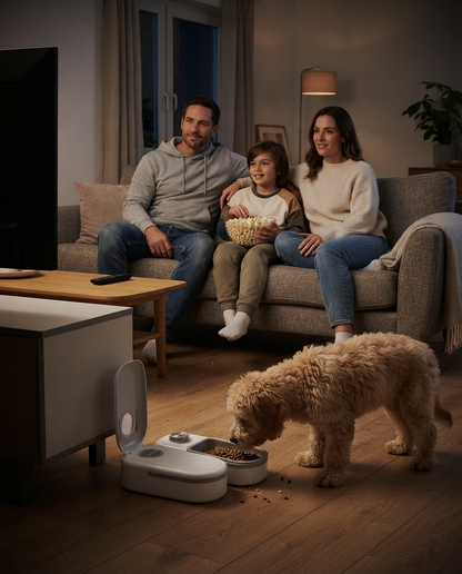 Automatic Gravity Pet Feeder with Stainless Steel Bowl for Dogs & Cats