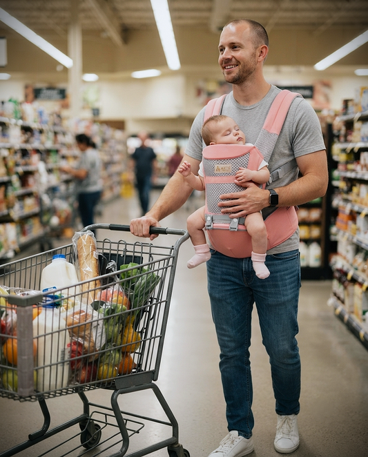 Multifunctional Baby Carrier with Waist Stool for Infants & Toddlers