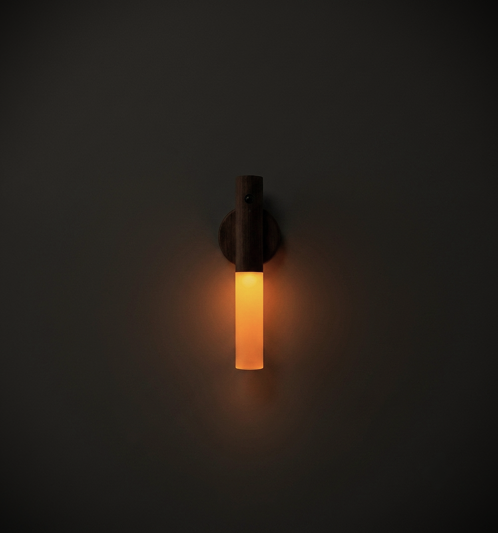 Rechargeable Motion Sensor LED Night Light with Magnetic Mount